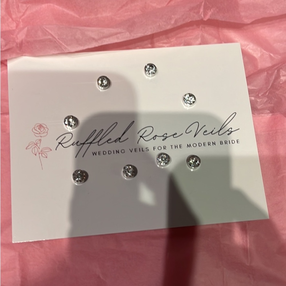 Magnetic veil weights. Never used